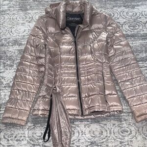 Calvin Klein Women's Beige Puffer Jacket
